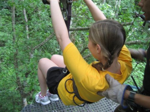 the first zip line